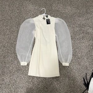 NBD Boa mini dress white size S small never worn new with tags